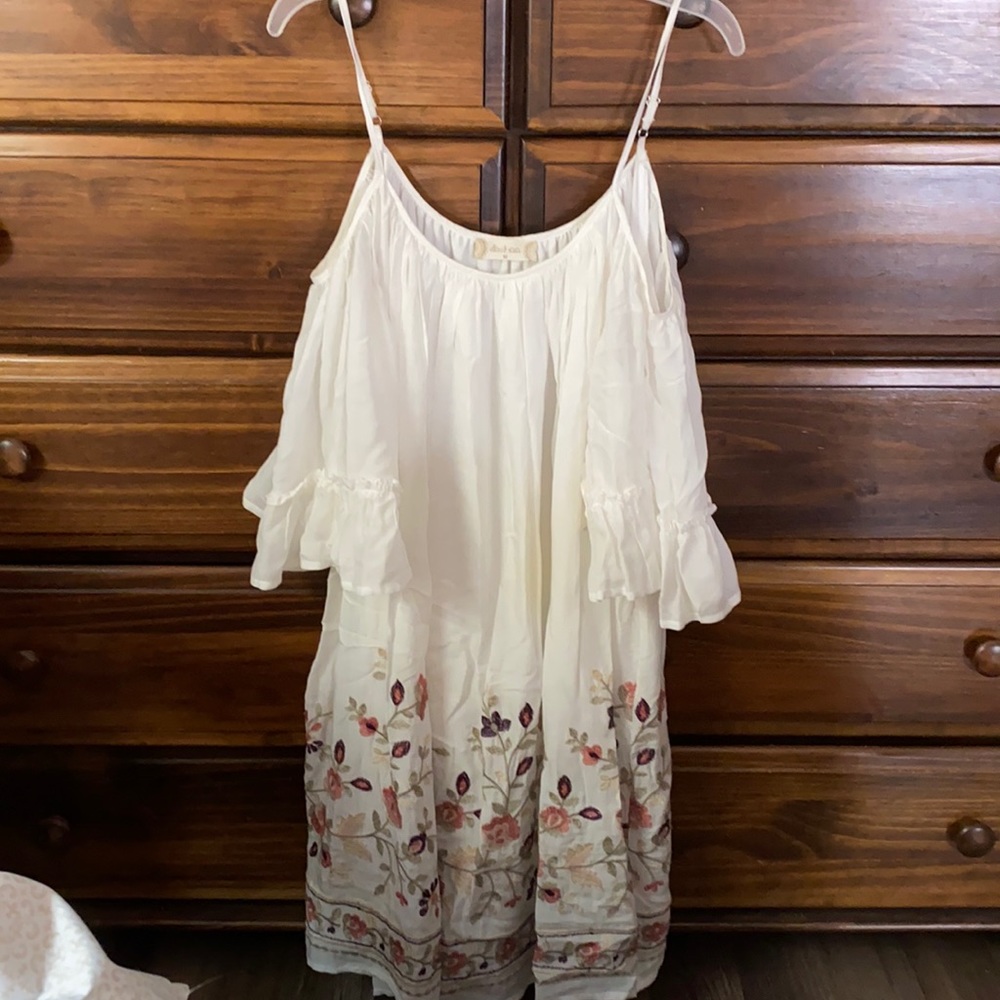 White altard state dress